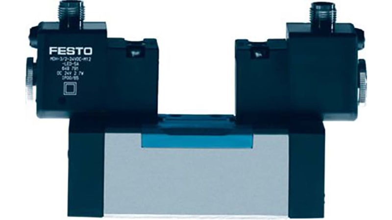 Festo 5/2 Bistable Pneumatic Solenoid/Pilot-Operated Control Valve - Electrical JMDH Series