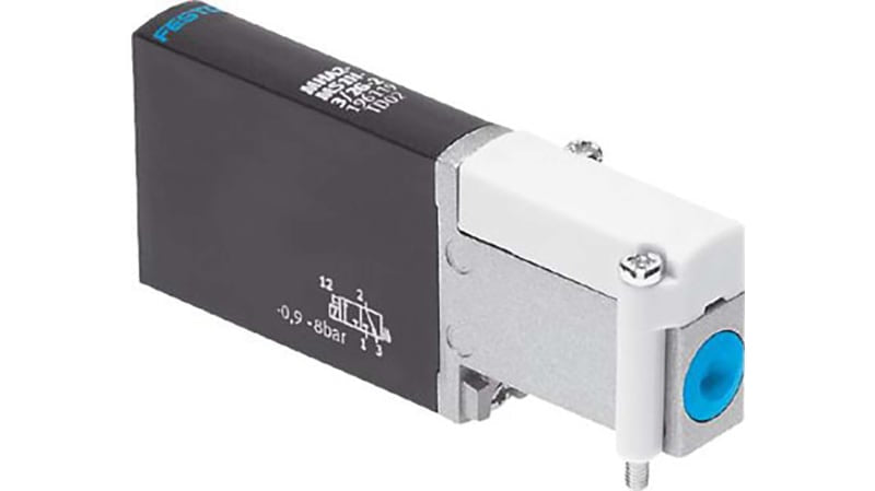 Festo 5/2 Monostable Pneumatic Solenoid/Pilot-Operated Control Valve - Electrical MHA2 Series