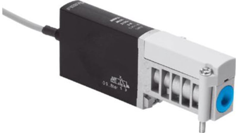 Festo 3/2 Closed, Monostable Pneumatic Solenoid/Pilot-Operated Control Valve - Electrical MHA3 Series