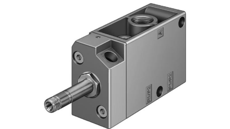Festo 3/2 Closed, Monostable Pneumatic Solenoid/Pilot-Operated Control Valve - Electrical G 1/4 MFH Series