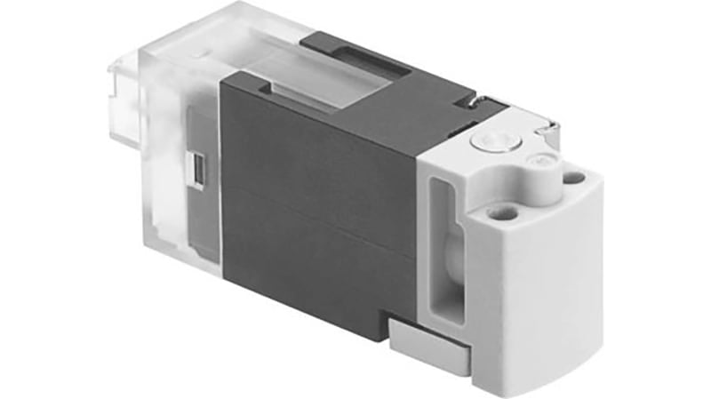 Festo 2/2 Closed, Monostable Pneumatic Solenoid/Pilot-Operated Control Valve - Electrical MHA1 Series