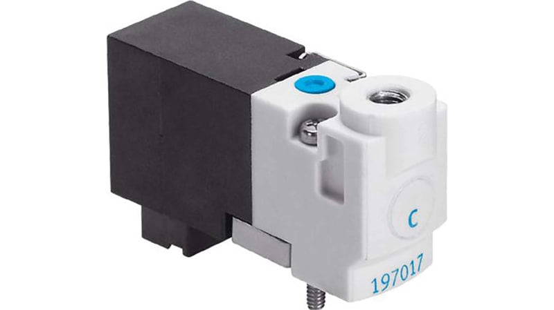 Festo 3/2 Closed, Monostable Pneumatic Solenoid/Pilot-Operated Control Valve - Electrical MHP1 Series