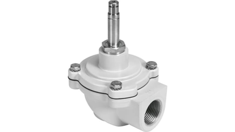 Festo 2/2 Closed, Monostable Pneumatic Solenoid/Pilot-Operated Control Valve - Electrical G 3/4 VZWE Series