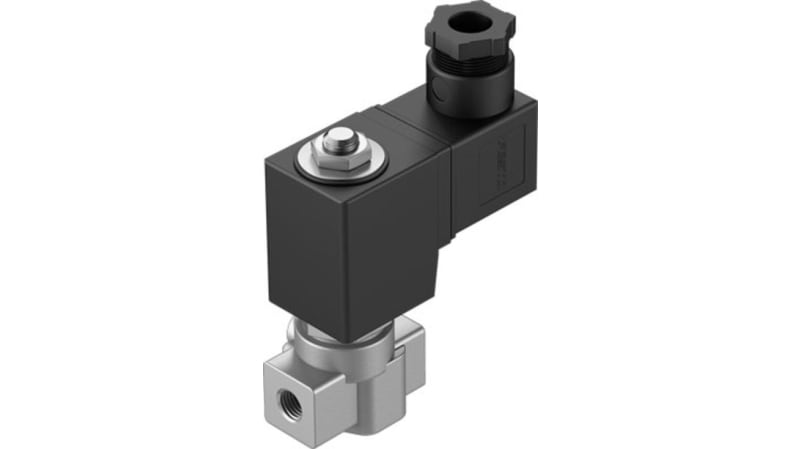 Festo 2/2 Closed, Monostable Pneumatic Solenoid/Pilot-Operated Control Valve - Electrical NPT 1/8 VZWD Series