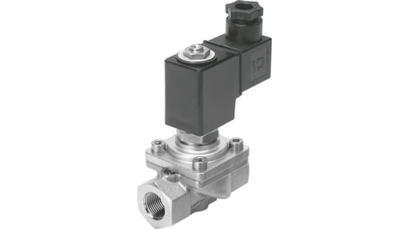 Festo 2/2 Closed, Monostable Solenoid Valve - Electrical VZWF-B-L-M22C-N38-135-V-3AP4-10-R1 Series