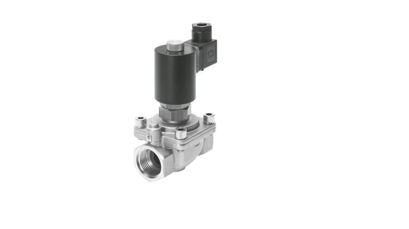 Festo 2/2 Closed, Monostable Solenoid Valve - Electrical VZWF-L-M22C-N114-400-V-1P4-10-R1 Series