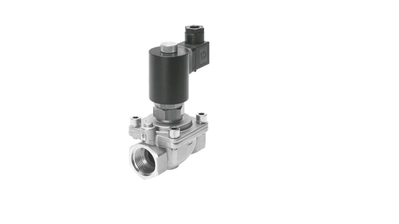 Festo 2/2 Closed, Monostable Solenoid Valve - Electrical VZWF-L-M22C-N112-400-V-3AP4-10 Series