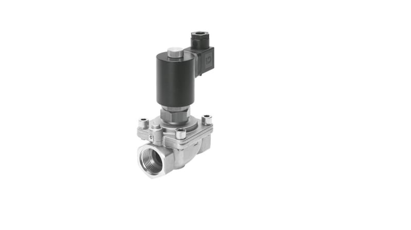 Festo 2/2 Closed, Monostable Solenoid Valve - Electrical VZWF-L-M22C-N114-400-E-3AP4-10 Series