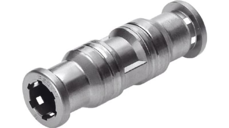 Festo Straight Tube-to-Tube Adaptor to Push In 10 mm to Push In 10 mm, CRQS Series