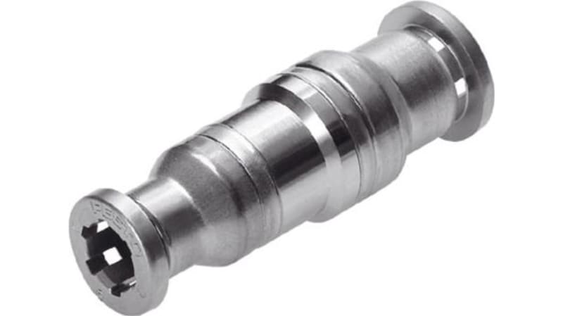 Festo Straight Tube-to-Tube Adaptor to Push In 10 mm to Push In 8 mm, CRQS Series