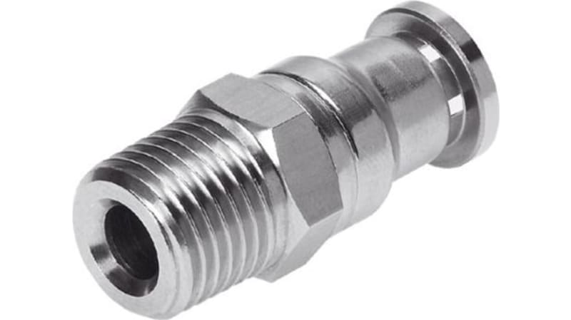 Festo Straight Threaded Adaptor to R 1/8 Male to Push In 8 mm