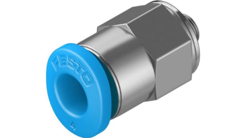 Festo Straight Threaded Adaptor to M3 Male to Push In 4 mm