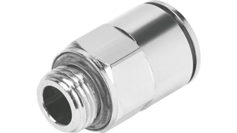 Festo Straight Threaded Adaptor to G 1/8 Male to Push In 8 mm