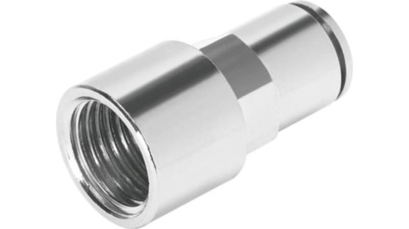 Festo Straight Threaded Adaptor to G 1/4 Male to Push In 6 mm
