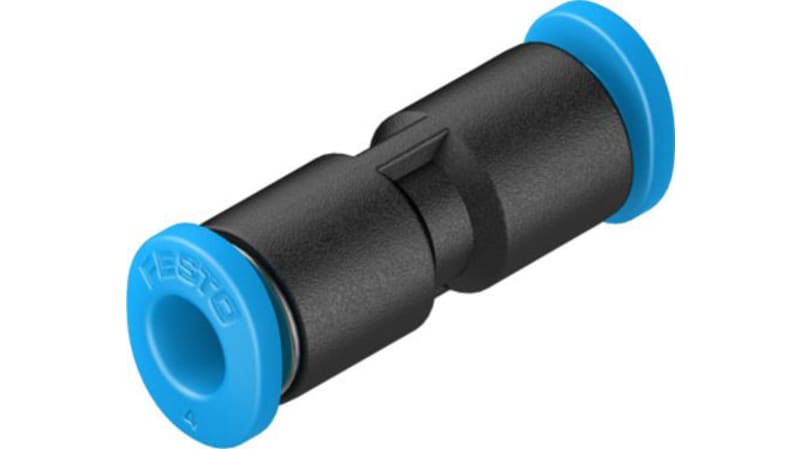 Festo Straight Tube-to-Tube Adaptor to Push In 4 mm to Push In 4 mm, QSM Series