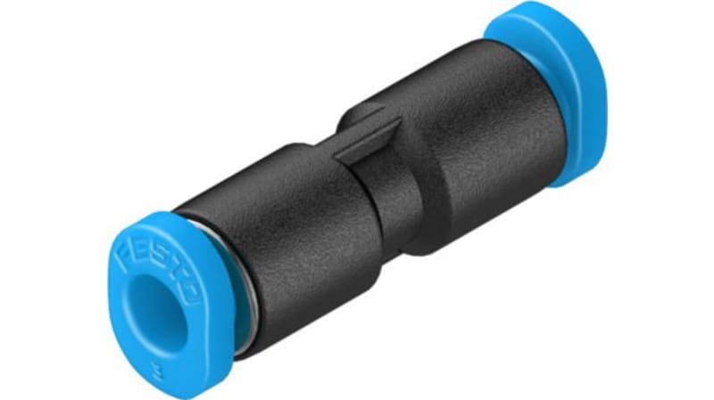 Festo Straight Tube-to-Tube Adaptor to Push In 3 mm to Push In 3 mm, QSM Series