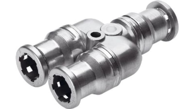 Festo Y Tube-to-Tube Adaptor to Push In 4 mm to Push In 4 mm to Push In 4 mm, CRQSY Series