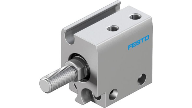 Festo Pneumatic Compact Cylinder 10mm Bore, 5mm Stroke, ADN Series, Double Acting