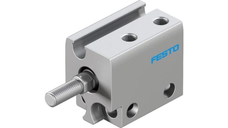 Festo Pneumatic Compact Cylinder 6mm Bore, 5mm Stroke, ADN Series, Double Acting