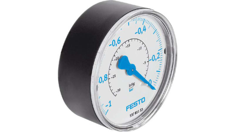 Festo Vacuum Pressure Gauge 0bar, VAM-40-V1/0-R1/8-EN