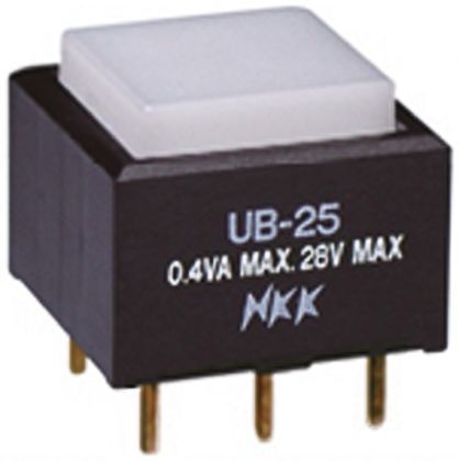 NKK Switches UB-15SKP4N-LWS 4288715