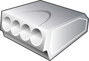 HellermannTyton 148-90008 HECE-4-PA66-GY (100) 6660093