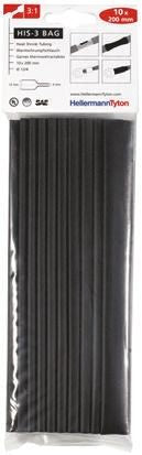 HellermannTyton 308-31210 HIS-3-BAG-12/4-PO-X-BK (10) 7123646