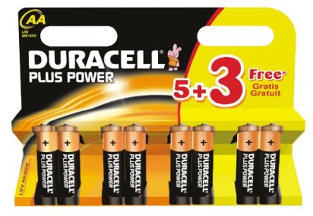 Duracell AA5+3 +/PWR RS 8720513