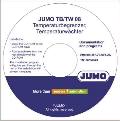 Jumo Setup-Programm TW/TB 08 7737550