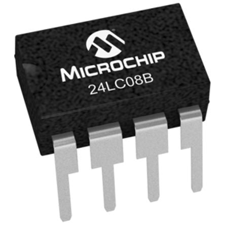 Microchip 24LC08B/P 1784956