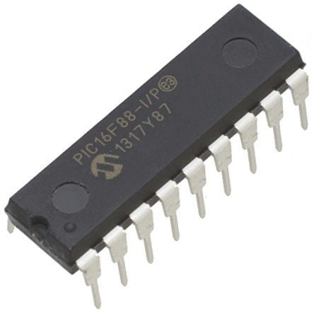 Microchip PIC16F88-I/P 8877170