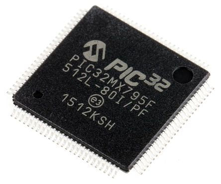Microchip PIC32MX795F512L-80I/PF 8877293