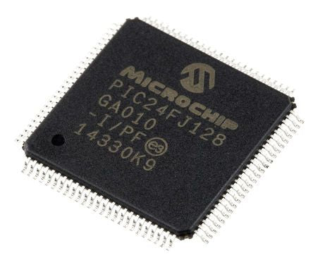 Microchip PIC24FJ128GA010-I/PF 8877375