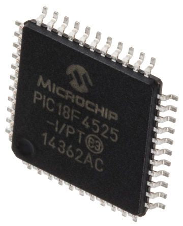 Microchip PIC18F4525-I/PT 8877390
