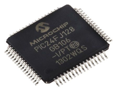 Microchip PIC24FJ128GB106-I/PT 8877397