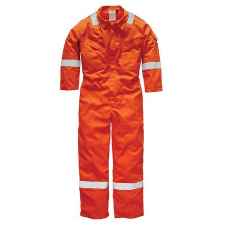 Dickies FR5401 Lightweight Pyrovatex Coverall Orange 38T 9115381