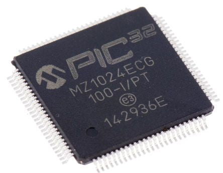 Microchip PIC32MZ1024ECG100-I/PT 9122780