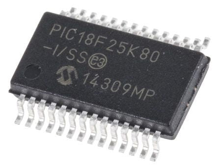 Microchip PIC18F25K80-I/SS 7154606