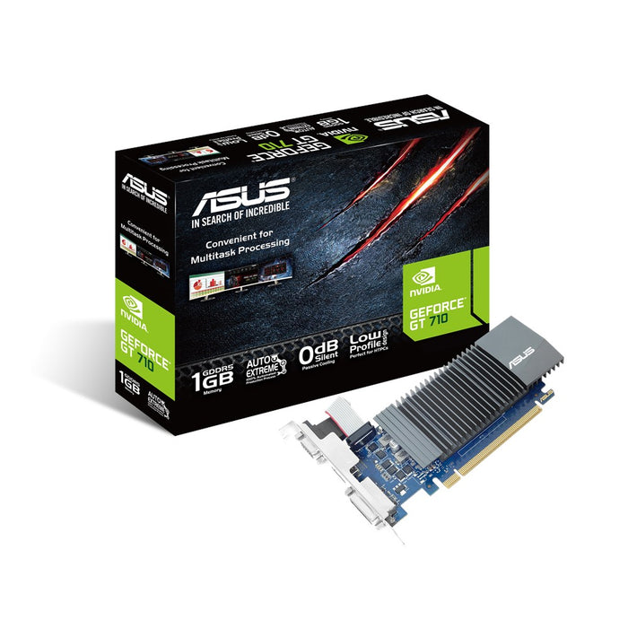 Card màn hình VGA ASUS GT710-SL-1GD5-BRK, 1GB, GDDR5, (ASU715)