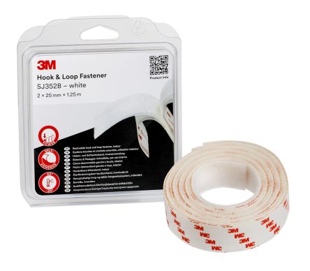 3M 3M SJ352B white 25mm x 1,25m 1634740