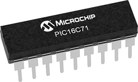 Microchip PIC16C71-04I/P 1772396