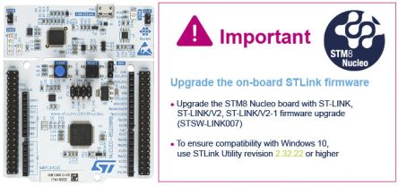 STMicroelectronics NUCLEO-8S208RB 1827760