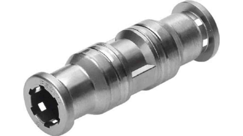 Festo Straight Tube-to-Tube Adaptor to Push In 6 mm to Push In 6 mm, CRQS Series