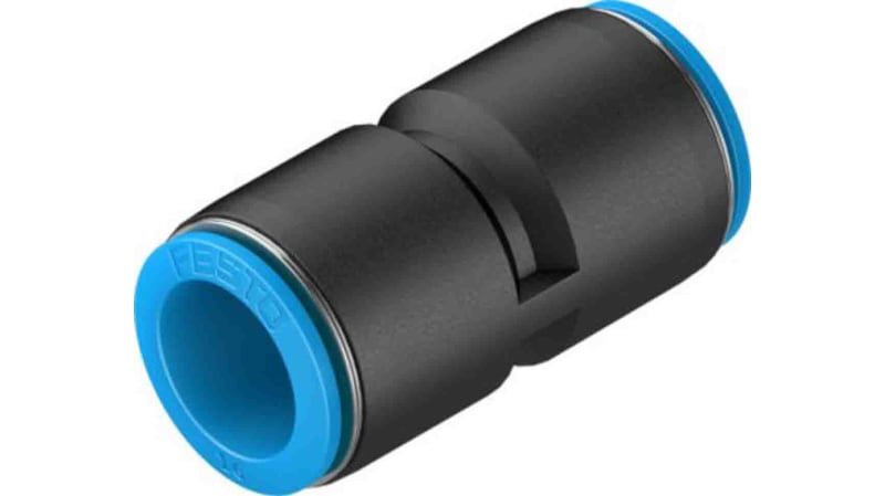 Festo Straight Tube-to-Tube Adaptor to Push In 16 mm to Push In 16 mm, QS Series
