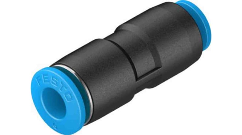 Festo Straight Tube-to-Tube Adaptor to Push In 6 mm to Push In 4 mm, QS Series