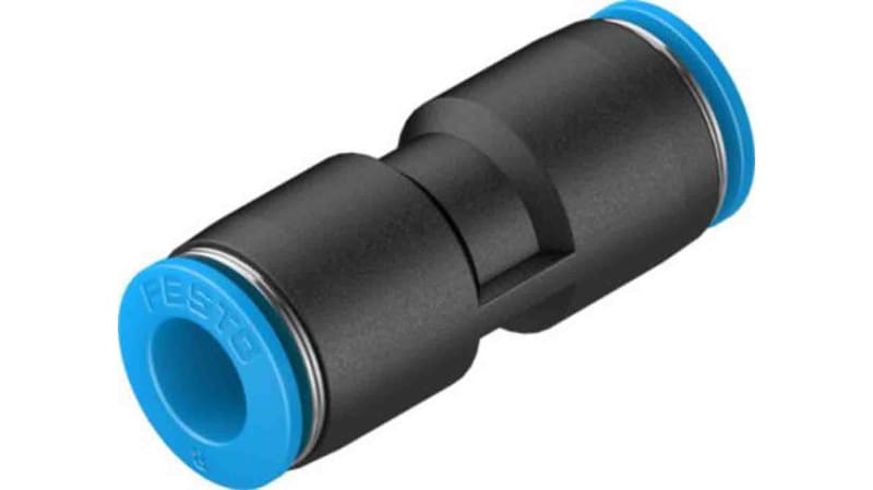 Festo Straight Tube-to-Tube Adaptor to Push In 8 mm to Push In 8 mm, QS Series