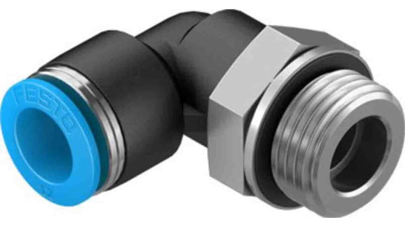 Festo Elbow Threaded Adaptor to G 1/2 Male to Push In 12 mm