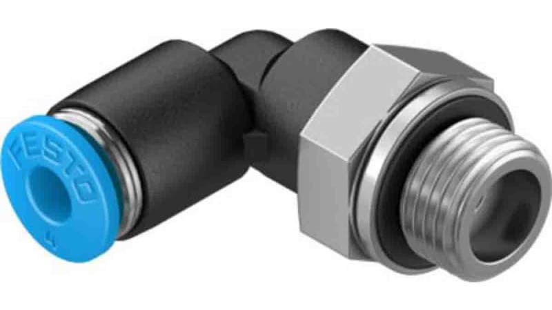 Festo Elbow Threaded Adaptor to G 1/8 Male to Push In 12 mm