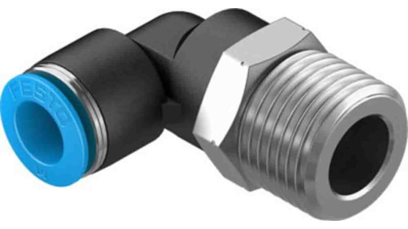 Festo Elbow Threaded Adaptor to R 1/2 Male to Push In 16 mm