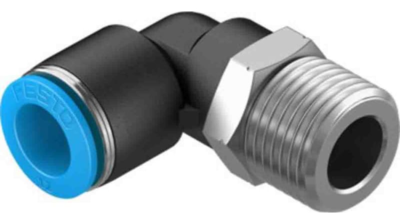 Festo Elbow Threaded Adaptor to R 1/2 Male to Push In 12 mm